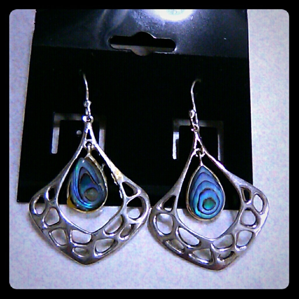 Sterling silver hoop earrings